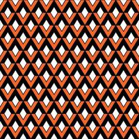 An orange and black chevron pattern vector