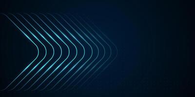 The layered arrow design creates a sense of motion, progression, and futuristic direction. illustration vector