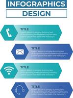 Modern Clean and informative Infographic Design With Icon, Graphics Element, Step. Infographics Step, Element Design For Business presentation, Research and wallpaper, brochure, social media, web app vector