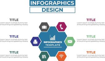 Modern Clean Infographic Design With Icon, Graphics Element, Step. Infographics Step and Element Design For Business presentation, Research, wallpaper, brochure, web app, mobile app vector