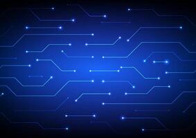 Digital technology circuit background. Futuristic abstract data network and board concept. Design for data future digital network connections motherboard. vector