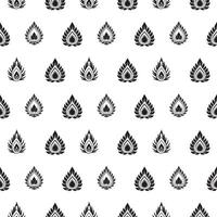 Seamless Floral Pattern Design for Background or Textile . vector