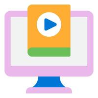 Player Icon for Media Applications vector