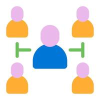 3D Illustration, character, icon Team Collaboration vector