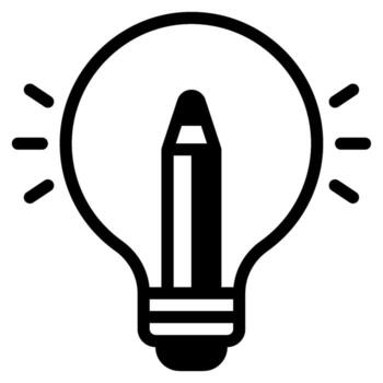 ligero bulbo icono sólido vector