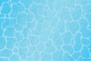 Swimming pool top view background. Summer time text on water surface backdrop. vector