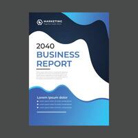 Modern Business Report Presentation Flyer vector