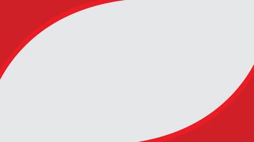 Curved grey and red abstract background. vector