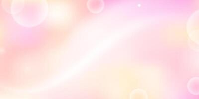 Whimsical abstract peach-pink gradient with glow streak and smooth blur. Ethereal light design with magical mood. vector