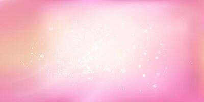 Central sparkle effect with peach-pink dreamy gradient and white glitter dust. Great for beauty, self-care and quote templates. vector