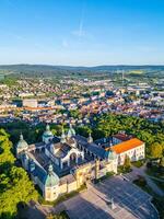 Holy Mountain in Pribram is a significant Baroque complex in Czechia, attracting pilgrims and visitors with its stunning architecture and picturesque surroundings. photo