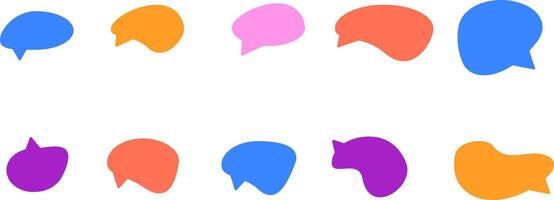 speech bubbles icon. communication symbols. Speak bubble text. message bubbles show chat bubble. chat or talk bubbles balloon vector