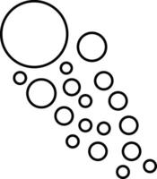 Water drop icon set. Rain sign. Clean wash suds concept. water bubbles repeating elements vector