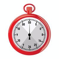 digital stopwatch illustration. A clock for keeping track of time on land and swimming. vector