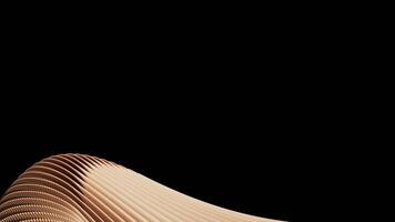 A 3D animation of two-colored lines forming an ornament that fills the screen. video