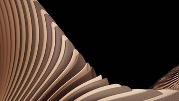 A 3D animation of two-colored lines forming an ornament that fills the screen. video