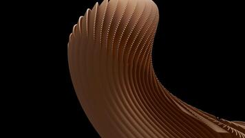 3D animation of smooth lines forming an intricate pattern that fills the frame. video