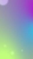 Blurry vibrant gradient backdrop with soft glowing orbs. Perfect for web design, social media posts, presentations, and digital art projects. video