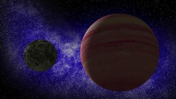 Exploring the vastness of space with distant planets and cosmic wonders video