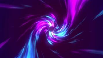 Visual exploration of swirling neon colors in a vibrant digital background video