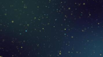 Colorful particles dance in vibrant patterns creating a mesmerizing visual display at night video