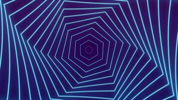Explore mesmerizing geometric patterns with vibrant lines and captivating colors in this dynamic visual display video