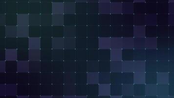 Exploring a vibrant digital landscape filled with animated patterns and colors at sunset video