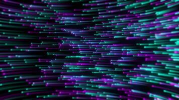 Colorful light trails create a mesmerizing motion effect in an abstract background video