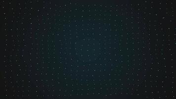 Visual representation of dynamic geometric patterns at night video