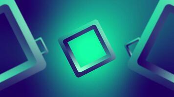 Exploring vibrant geometric designs with dynamic shapes and colors in motion video