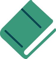 Spiral Notebook Icon in Flat Design Style for School and Office Use vector