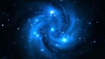 Circular Energy Portal Animation in Deep Space video