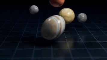 Abstract Celestial Bodies Data Visualization video