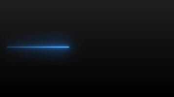horizontal neon line loop animation features a pulsing on gradient color background streaming across on the screen video
