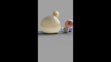 rubber planets. Planetary System Digital Render Exploration video