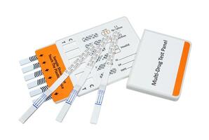 Multi drug test panel for rapid detection of six types drugs and rapid methadone test strips photo