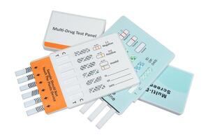 Two different multi test panels for detection of drugs photo