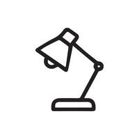 A Simple Desk Lamp Illuminating Ideas for Study and Work Time vector