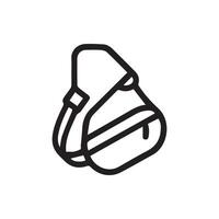 Stylish Sling Bag Illustration for Modern Minimalist Design Projects vector