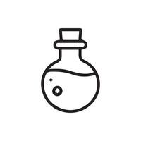Vintage Potion Bottle A Symbol of Alchemy and Ancient Remedies vector