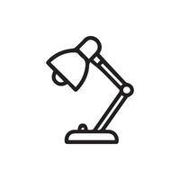 Elegant desk lamp illustration perfect for design projects and presentations vector