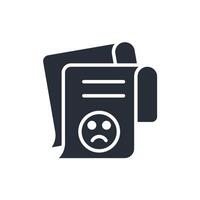 complaint icons style collection vector