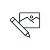 design icon line design style vector