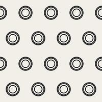 Circle Graphic Seamless Pattern background. Minimalist Geometric Round Outline Shape Silhouette Wrapping Paper. Wallpaper. Textile fabric Soft Minimalist Graphic Print Decoration. vector