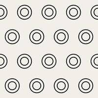 Circle Graphic Seamless Pattern background. Minimalist Geometric Round Outline Shape Silhouette Wrapping Paper. Wallpaper Art. Textile fabric Soft Minimalist Graphic vector