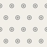 Circle Graphic Seamless Pattern. Minimalist Geometric Round Outline Shape Silhouette Wrapping Paper. Wallpaper Art. Textile fabric Soft Minimalist Graphic Print Decoration. vector