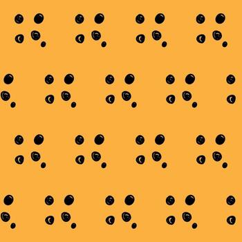 Seamless Round Pattern Background. Positive Sketch Drawn Element Textile. Baby Kid Clothing Fabric Print. Simple Graphic Shape Wrapping Paper design. Wallpaper Abstract Line Art Pattern Swatch. vector