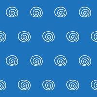 Seamless Swirl Vortex Background. Funny Positive Sketch Drawn Element Textile. Baby Kid Clothing Fabric Print. Simple Graphic Shape Wrapping Paper design. Wallpaper Abstract Line Art Pattern Swatch. vector