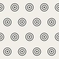 Circle Graphic Seamless Pattern background. Minimalist Geometric Round Outline Shape Silhouette Wrapping Paper. Wallpaper Art. Textile fabric Soft Print Decoration. vector