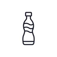 cola line icons style collection vector